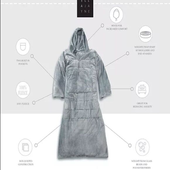 Ella Jayne Wearable Weighted Snuggle Blanket - Picture 4 of 5